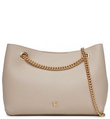 Torebka wieczorowa Calvin Klein beżowa