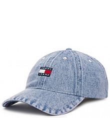 Czapka z daszkiem Tommy Jeans fioletowa damska