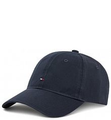 Czapka z daszkiem Tommy Hilfiger granatowa damska