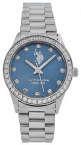 Zegarek U.S. Polo Assn. srebrny damski