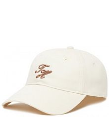 Czapka z daszkiem Tommy Hilfiger beżowa damska