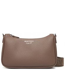 Torebka listonoszka Emporio Armani beżowa