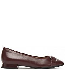 Baleriny Caprice bordowy