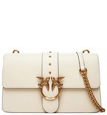 Torebka listonoszka PINKO biała