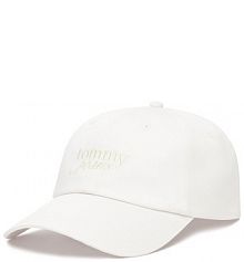 Czapka z daszkiem Tommy Jeans biała damska
