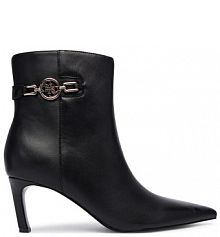 Botki na obcasie Guess czarne