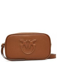 Torebka listonoszka PINKO brązowa