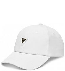 Czapka z daszkiem Guess biała damska