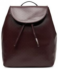 Plecak Calvin Klein bordowy damski