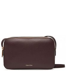 Torebka listonoszka Calvin Klein bordowy