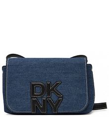 Torebka listonoszka DKNY niebieska