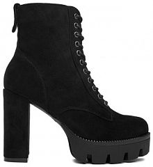 Botki na obcasie DeeZee czarne