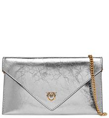 Torebka wieczorowa PINKO srebrna