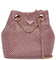 Torebka wieczorowa Guess różowa