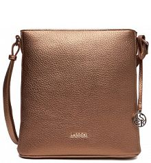 Torebka listonoszka Lasocki brązowa