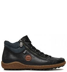 Botki Rieker granatowe damskie