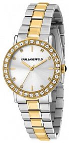 Zegarek KARL LAGERFELD srebrny damski