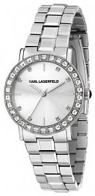 Zegarek KARL LAGERFELD srebrny damski