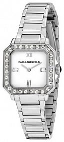 Zegarek KARL LAGERFELD srebrny damski