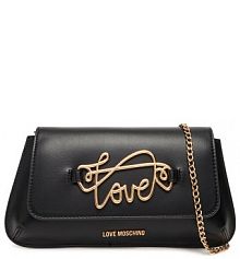 Torebka wieczorowa LOVE MOSCHINO czarna