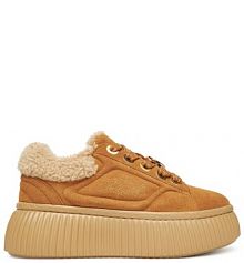 Sneakersy KARL LAGERFELD brązowe damskie