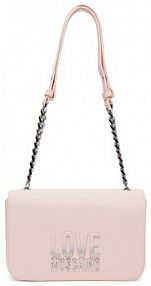 Torebka wieczorowa LOVE MOSCHINO różowa