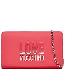 Torebka wieczorowa LOVE MOSCHINO różowa