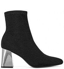 Botki na obcasie DeeZee czarne