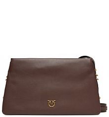 Torebka listonoszka PINKO brązowa