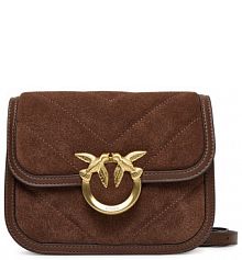 Torebka listonoszka PINKO brązowa