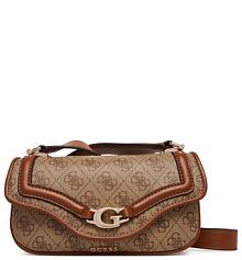 Torebka listonoszka Guess brązowa