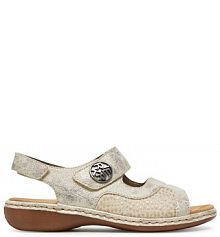 Sandały Rieker beżowe damskie