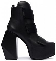 Botki na obcasie United Nude czarne