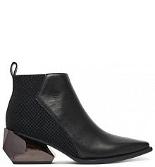 Botki na obcasie United Nude czarne