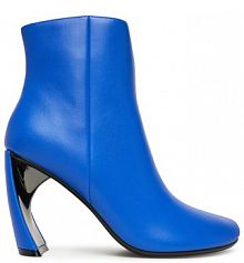 Botki na obcasie United Nude niebieskie