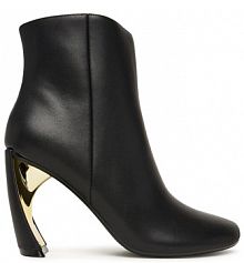 Botki na obcasie United Nude czarne