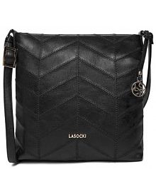 Torebka listonoszka Lasocki czarna
