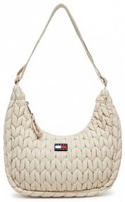 Torebka listonoszka Tommy Jeans beżowa