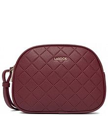 Torebka listonoszka Lasocki bordowy