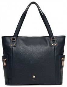 Torebka shopperka Beverly Hills Polo Club granatowa