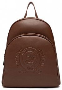 Plecak Beverly Hills Polo Club brązowy damski