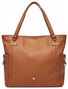 Torebka shopperka Beverly Hills Polo Club brązowa