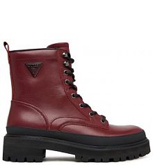 Botki Guess bordowy damskie