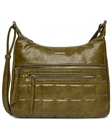 Torebka listonoszka Lasocki zielona