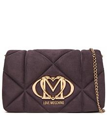 Torebka wieczorowa LOVE MOSCHINO fioletowa