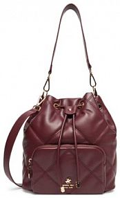 Worek Beverly Hills Polo Club bordowy