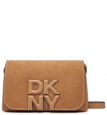 Torebka listonoszka DKNY brązowa