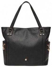 Torebka shopperka Beverly Hills Polo Club czarna