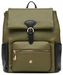 Plecak Beverly Hills Polo Club zielony damski