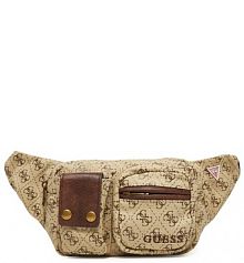 Saszetka nerka Guess beżowa damska